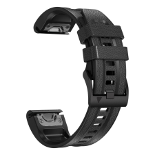NUBO Garmin QuickFit 22mm vegán bőr szíj szilikon belső oldallal okosóra kellék