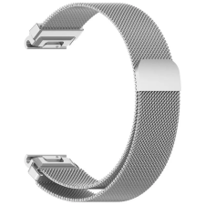 NUBO Garmin Quickfit 26mm szíj - ezüst - milánói fém szíj okosóra kellék