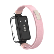 NUBO Huawei Band 8/9/10 tépőzáras szövet szíj védőkerettel okosóra kellék
