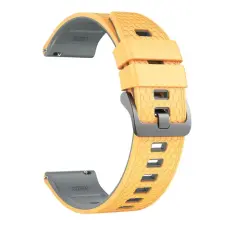 NUBO Samsung szilikon óraszíj (22 mm) – Narancs-szürke (Gyorskioldós) okosóra kellék