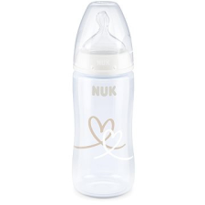 Nuk FC+ cumisüveg hőmérséklet-szabályozóval 300 ml, fehér cumisüveg