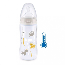 Nuk FC+Temperature Control cumisüveg 300 ml BOX-Flow Control szívófej beige cumisüveg