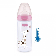 Nuk FC+Temperature Control cumisüveg 300 ml BOX-Flow Control szívófej pink cumisüveg