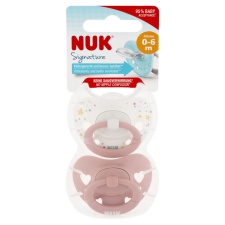 Nuk Signature szilikon cumi 0-6hó 2 db (lány) cumi