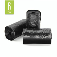 Nunbell Fekete kutya piszokszedő zacskók - 6tekercs kutyafelszerelés