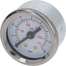 NUOVA SIMONELLI SZIVATTYÚ NYOMÁSMÉRŐ Ø 41 mm 0÷16 bar kisháztartási gépek kiegészítői