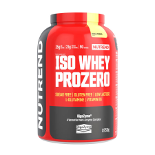 Nutrend Iso Whey Prozero (2250 g, Vaníliás puding) vitamin és táplálékkiegészítő