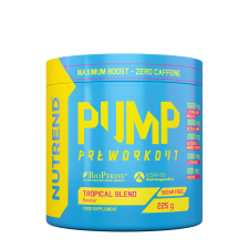 Nutrend Pump Preworkout - Stimulánsmentes edzés előtti (225 g, Tropical Blend) vitamin és táplálékkiegészítő