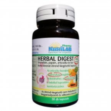 Nutrilab Herbal Digest 30 kapszula Nutrilab vitamin és táplálékkiegészítő