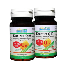 Nutrilab KOENZIM Q10 UBIQUINONE csomagban 100 MG VEGA 2x60 kapszula vitamin és táplálékkiegészítő