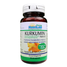 Nutrilab Kurkumin curcumin kapszula 90 kapszula vitamin és táplálékkiegészítő