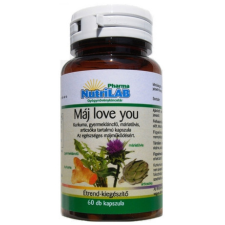 Nutrilab Máj love you 60 kapszula vitamin és táplálékkiegészítő