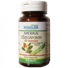 Nutrilab Nutrilab amerikai tőzegáfonya+d mannóz vega 30 db gyógyhatású készítmény