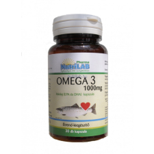 Nutrilab Omega 3 1000 mg halolaj 30 kapszula vitamin és táplálékkiegészítő