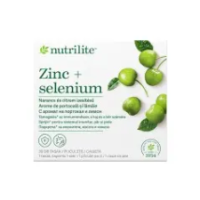 Nutrilite Amway Zinc + selenium Nutrilite™ 30 tasak vitamin és táplálékkiegészítő