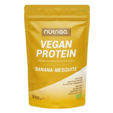 Nutriqa bio vegán protein mix banán-mesquite 250g vitamin és táplálékkiegészítő