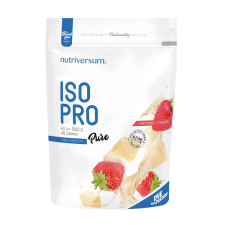 Nutriversum ISO PRO - Tejsavófehérje Izolátum - PURE (1000 g, Epres Fehér Csokoládé) vitamin és táplálékkiegészítő