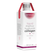Nutriversum MSM+C Hyaluron Collagen Liquid - 500 ml - erdei gyümölcs - Nutriversum vitamin és táplálékkiegészítő
