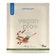 Nutriversum Vegan Pro - 30 g - csokoládé-fahéj steviával - Nutriversum vitamin és táplálékkiegészítő