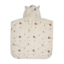 Nuuroo Nuuroo Fior muszlin poncsó - unikornis babatörülköző, kifogó