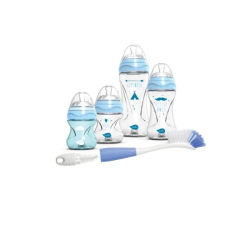 Nuvita Cumisüveg szett + Mimic cumisüveg mosó kefe - Blue- 10051 cumimosó kefe