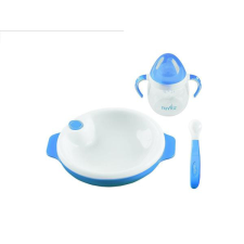 Nuvita Etető szett 6+ - 1491 Powder Blue babaétkészlet