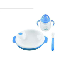 Nuvita Etető szett 6+ - 1491 Powder Blue babaétkészlet