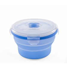 Nuvita összecsukható szilikon tál - 540 ml - kék babaétkészlet