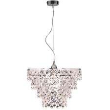 NÄVE FANCY PLUS FÜGGESZTÉK 1×E27 60W AKRIL NÉGYZET KRISTÁLY 26X38CM világítás