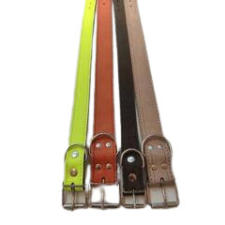  Nyakörv (bőr, bélelt) kutyák részére (több féle színben) 15mm/45cm nyakörv, póráz, hám kutyáknak