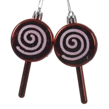  Nyalóka akasztós műa. 9cm 2db-os karácsonyfadísz