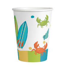 Nyár Surf Party papír pohár 8 db-os 250 ml party kellék