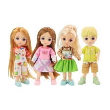  nyári baba szett 12,5 cm baba