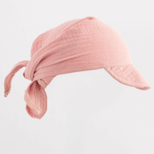 Nyári muszlin baba fejkendő napellenzővel New Baby pink gyerek sapka
