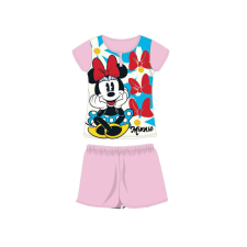 Nyári rövid ujjú gyerek pamut pizsama - Disney Minnie egér - világosrózsaszín - 104 gyerek hálóing, pizsama
