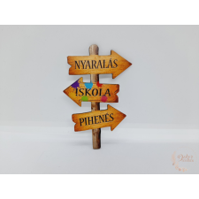  Nyári szünet útjelző tábla dekorációs kellék