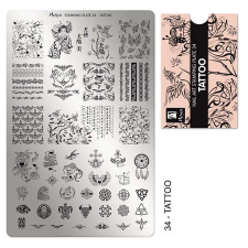 Nyomdalemez 34 Tattoo körömdíszítő