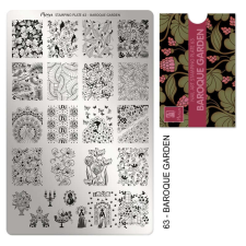  Nyomdalemez 63 BAROQUE GARDEN körömdíszítő