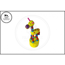  Nyomogatós állatok - Zsiráf - Citromsárga fajáték