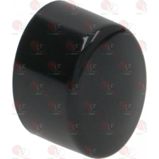 Nyomógomb elliptikus fekete 17x13 mm kávéfőző kellék