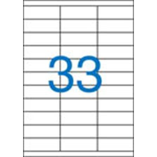  Nyomtatható öntapadó etikett A/4-33db/ív dekorációs kellék