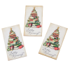  Nyomtatott dekorkarton Boldog karácsonyt tábla 9,5cm 3db-os