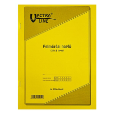 Nyomtatvány felmérési napló VECTRA-LINE A/4 25x5 vegykezelt nyomtatvány