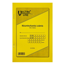  Nyomtatvány készpénzfizetési számlatömb VECTRA-LINE 50x3 álló 1 áfás nyomtatvány