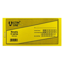Nyomtatvány nyugta VECTRA-LINE 4 soros 20 db/csomag nyomtatvány