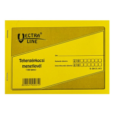  Nyomtatvány tehergépjármű menetlevél VECTRA-LINE A/5 100 lapos nyomtatvány