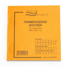 Nyomtatvány termékkisérő jegyzék nyomtatvány