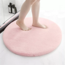  Nyuszi vajpuha Fürdőszoba szőnyeg Pink Kerek 100cm lakástextília