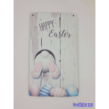  Nyuszis kopogtató alap 17,5x30cm - Happy Easter dekorációs kellék