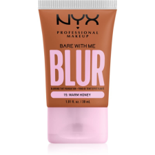 NYX Professional Makeup Bare With Me Blur Tint hidratáló alapozó árnyalat 15 Warm Honey 30 ml smink alapozó